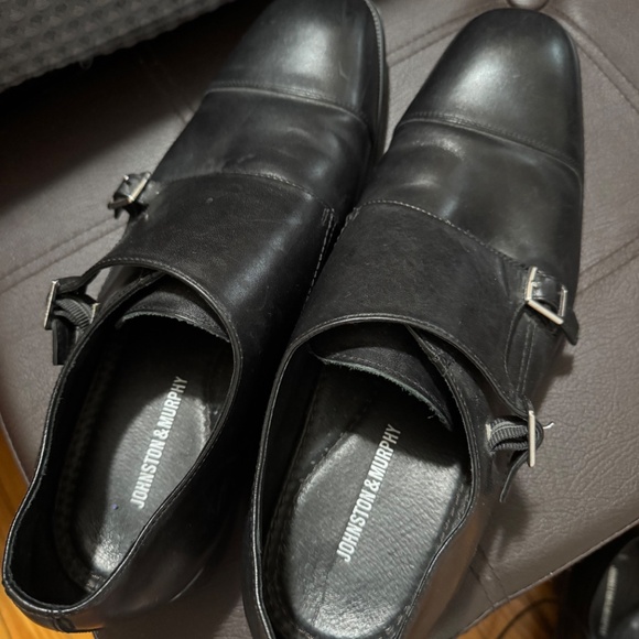 Men’s black monk strap dress shoes (11.5M) | Johnston & Murphy - Picture 2 of 5